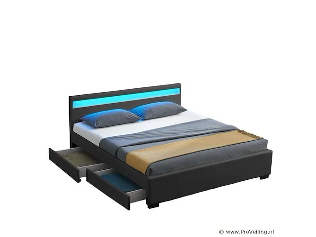 Gestoffeerd bed lyon 140 x 200 cm - afbeelding 4 van  7