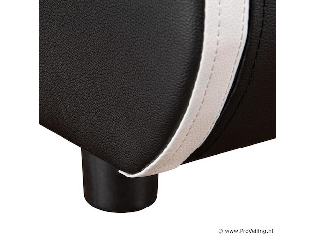 Gestoffeerd bed sevilla - 180 x 200 cm - zwart - led verlichting - afbeelding 11 van  15