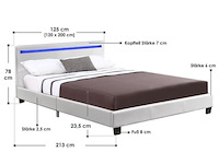 Gestoffeerd bed verona 120x200cm - afbeelding 7 van  7
