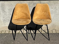 Gestoffeerde restaurantstoel (11x) - afbeelding 2 van  6