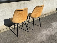 Gestoffeerde restaurantstoel (11x) - afbeelding 5 van  6