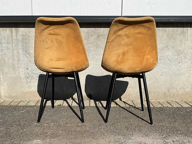 Gestoffeerde restaurantstoel (11x) - afbeelding 6 van  6