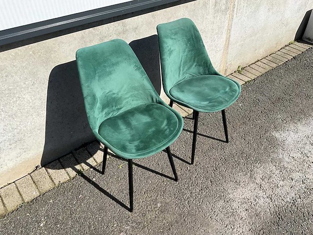 Gestoffeerde restaurantstoel (33x) - afbeelding 1 van  4