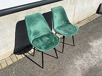 Gestoffeerde restaurantstoel (33x) - afbeelding 1 van  4