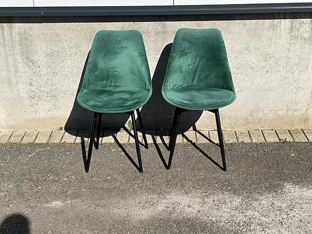 Gestoffeerde restaurantstoel (33x) - afbeelding 2 van  4