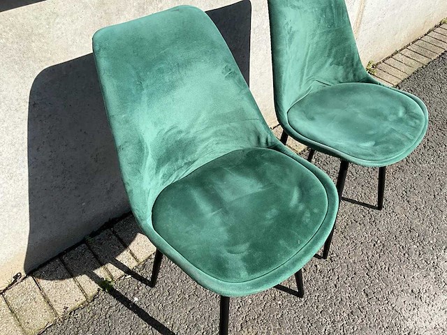 Gestoffeerde restaurantstoel (33x) - afbeelding 3 van  4