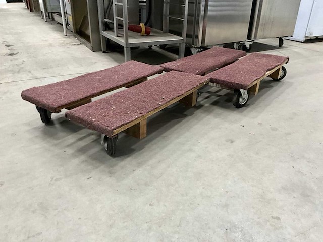 Gestoffeerde trolly’s (2x) - afbeelding 2 van  2
