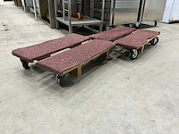 Gestoffeerde trolly’s (2x) - afbeelding 2 van  2