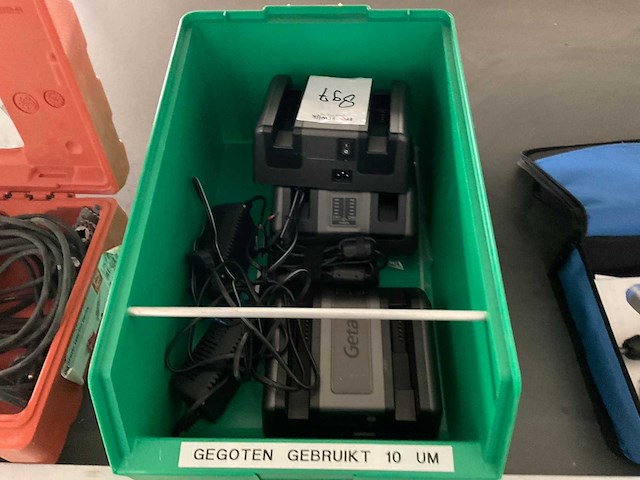 Getac ay-c431 acculader (3x) - afbeelding 1 van  2