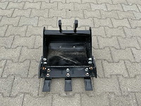 Getande graafbak minikraan / minigraver - afbeelding 1 van  4