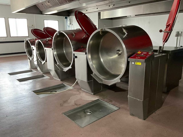 Getinge - ms150 - industriële kook-/snij- en terugkoelketellijn - afbeelding 1 van  10