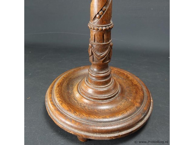 Getordeerd houten lampvoet - afbeelding 3 van  5