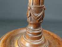 Getordeerd houten lampvoet - afbeelding 4 van  5