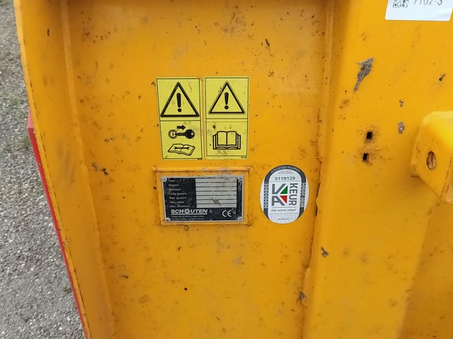 Getrokken veegmachine, schouten, px1802, 2009 - afbeelding 9 van  11