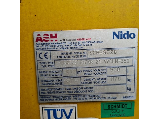 Getrokken zoutstrooier, nido, stratos b17kr-21 avcln-350 | b17kr-21, 2014 - afbeelding 26 van  26