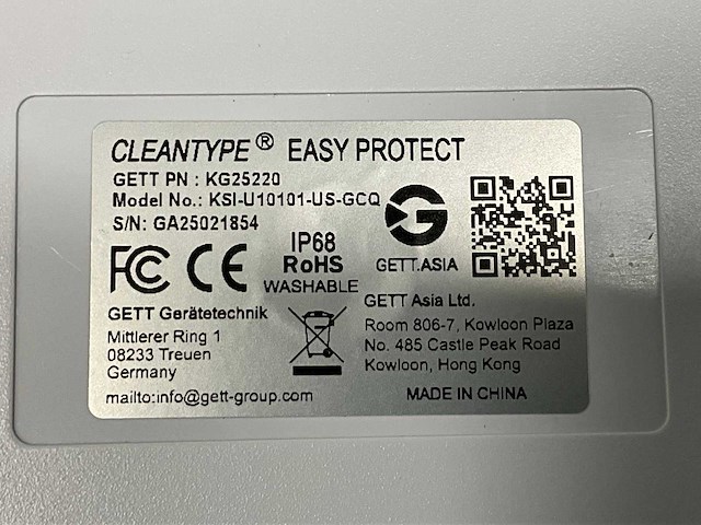 Gett cleantype siliconen toetsenborden en muizen - afbeelding 3 van  6