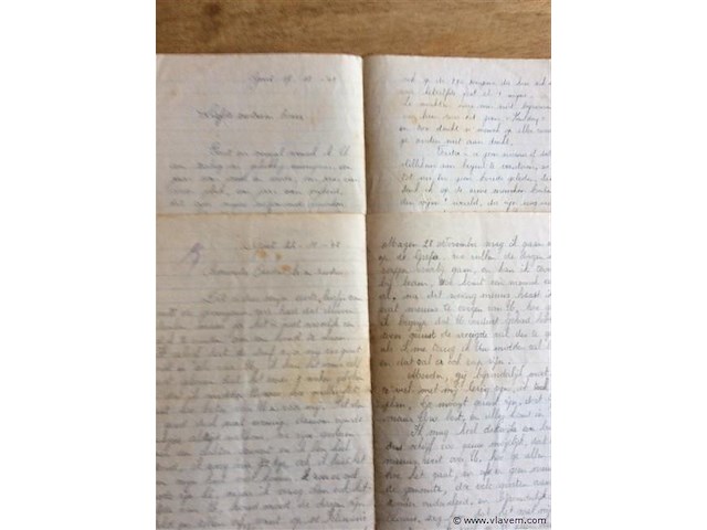 Gevangenisbrieven verzetstrijder 1942 - afbeelding 2 van  3