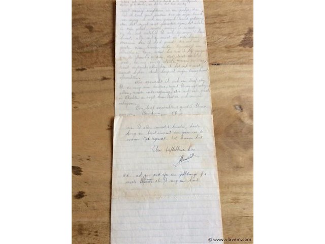 Gevangenisbrieven verzetstrijder 1942 - afbeelding 3 van  3