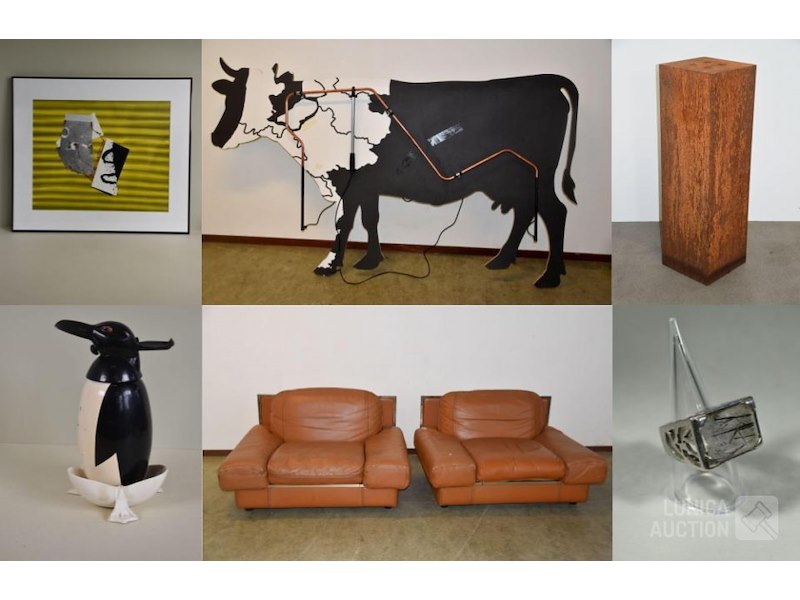 Gevarieerde veiling met o.a. kunst, sieraden en inboedel.