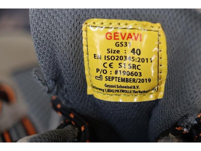 Gevavi werkschoenen - sixton peak - maat 40 - afbeelding 7 van  7