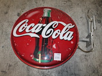 Gevelreclame coca cola. doorsnede ca. 80 cm. - afbeelding 1 van  2