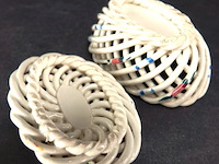 Gevlochten aardewerk dekseldoos - afbeelding 5 van  5