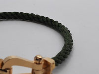 Gevlochten armband met 18 karaats sluiting, fred, force 10 - afbeelding 4 van  10