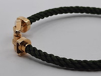 Gevlochten armband met 18 karaats sluiting, fred, force 10 - afbeelding 9 van  10