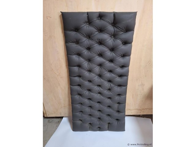 Gevoerd hoofdbord - ca. 122x59x5 cm - afbeelding 1 van  3