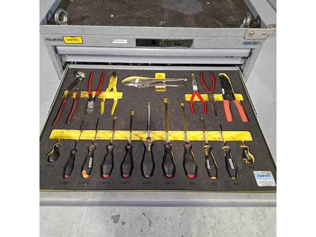 Gevulde gereedschapswagen, lista - afbeelding 9 van  12