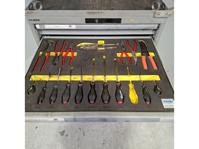 Gevulde gereedschapswagen, lista - afbeelding 9 van  12