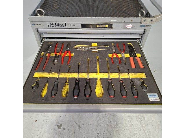 Gevulde gereedschapswagen, lista - afbeelding 9 van  12