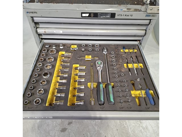 Gevulde gereedschapswagen, lista - afbeelding 8 van  11