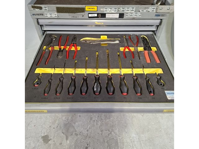 Gevulde gereedschapswagen, lista - afbeelding 5 van  11