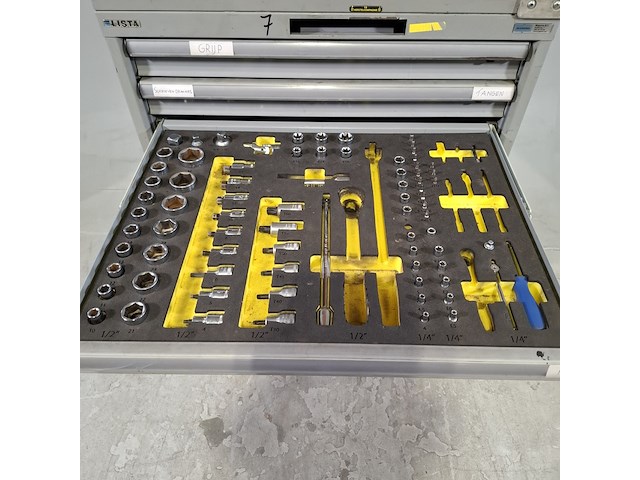 Gevulde gereedschapswagen, lista - afbeelding 4 van  9