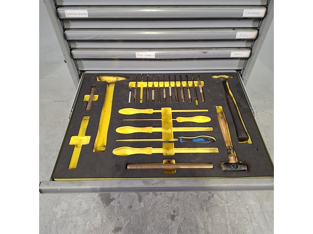 Gevulde gereedschapswagen, lista - afbeelding 6 van  9