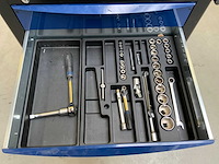 Gevulde gereedschapswagen met (gedore) gereedschap - afbeelding 4 van  7