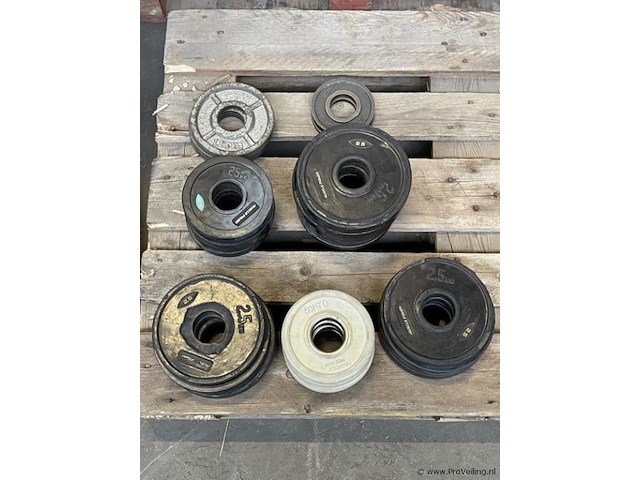 Gewichtsschijven - bankdrukken - afbeelding 1 van  8