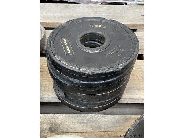 Gewichtsschijven - bankdrukken - afbeelding 5 van  8