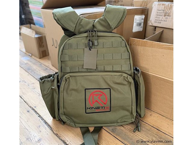 Gewichtsvest, groen, 1 stuks, merk; kinetik - afbeelding 2 van  3