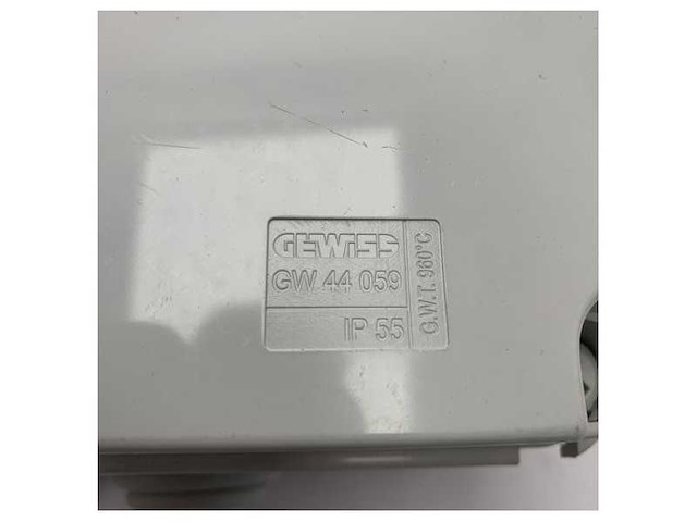 Gewiss 44 059 weatherproof piston box ip55 for marine electrical installations - afbeelding 3 van  5