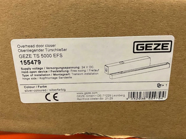 Geze ts 5000 efs deurdranger (2x) - afbeelding 2 van  2