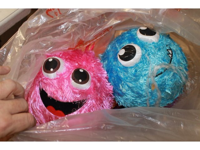 Gezichten bal collor mix van kleur geleverd - afbeelding 4 van  5