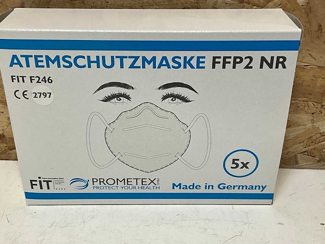 Gezichtsmasker ffp2 (82x) - afbeelding 1 van  1