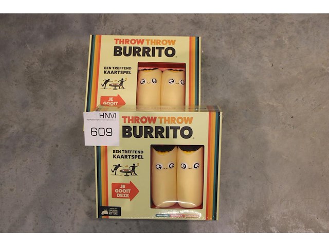 Gezinspel throw throw burrito, leeftijd 7+. - afbeelding 1 van  1