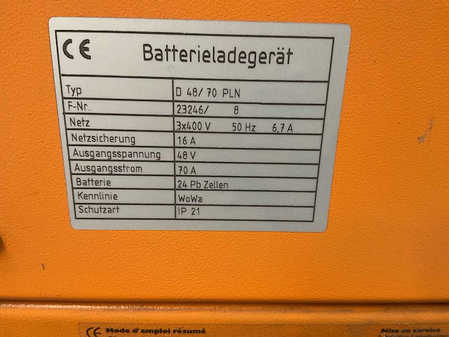 Gfs d 48/ 70 pln acculader - afbeelding 5 van  5