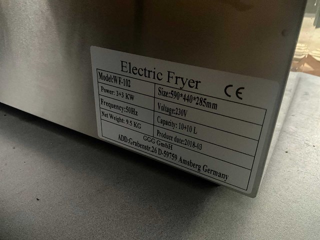 Ggg f-102 friteuse - afbeelding 4 van  4