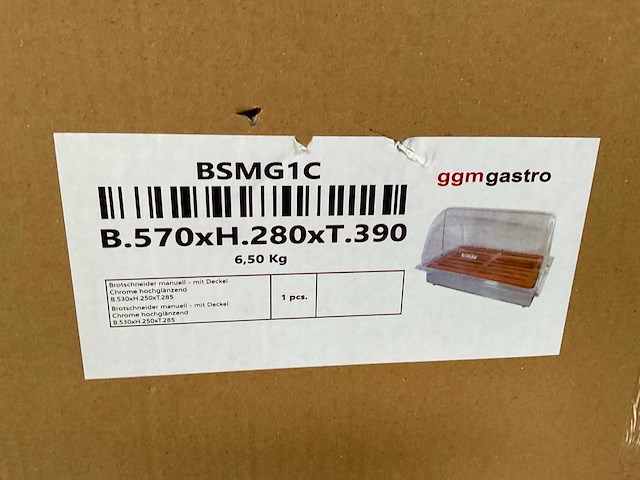 Ggm bsmg1c broodpresentatiedoos met rolltop deksel - afbeelding 4 van  4