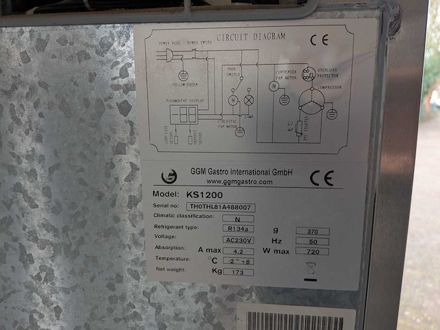 Ggm gasto - ks1200 - refrigerators - afbeelding 4 van  6