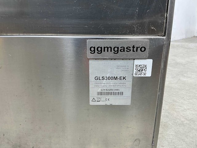 Ggm gastro - gls300m-ek - glazenvaatwasmachine - afbeelding 4 van  4